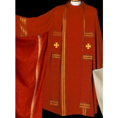 Chasuble #65-049030 en laine et lurex (4 couleurs disponible