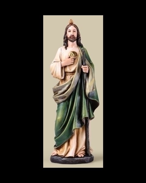 Statue Saint Jude 14" (35.6 cm) en résine