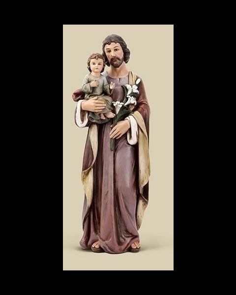 Statue Saint Joseph 24" en résine