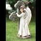 Statue Ange crucifix 11.75 " (30 cm) en résine