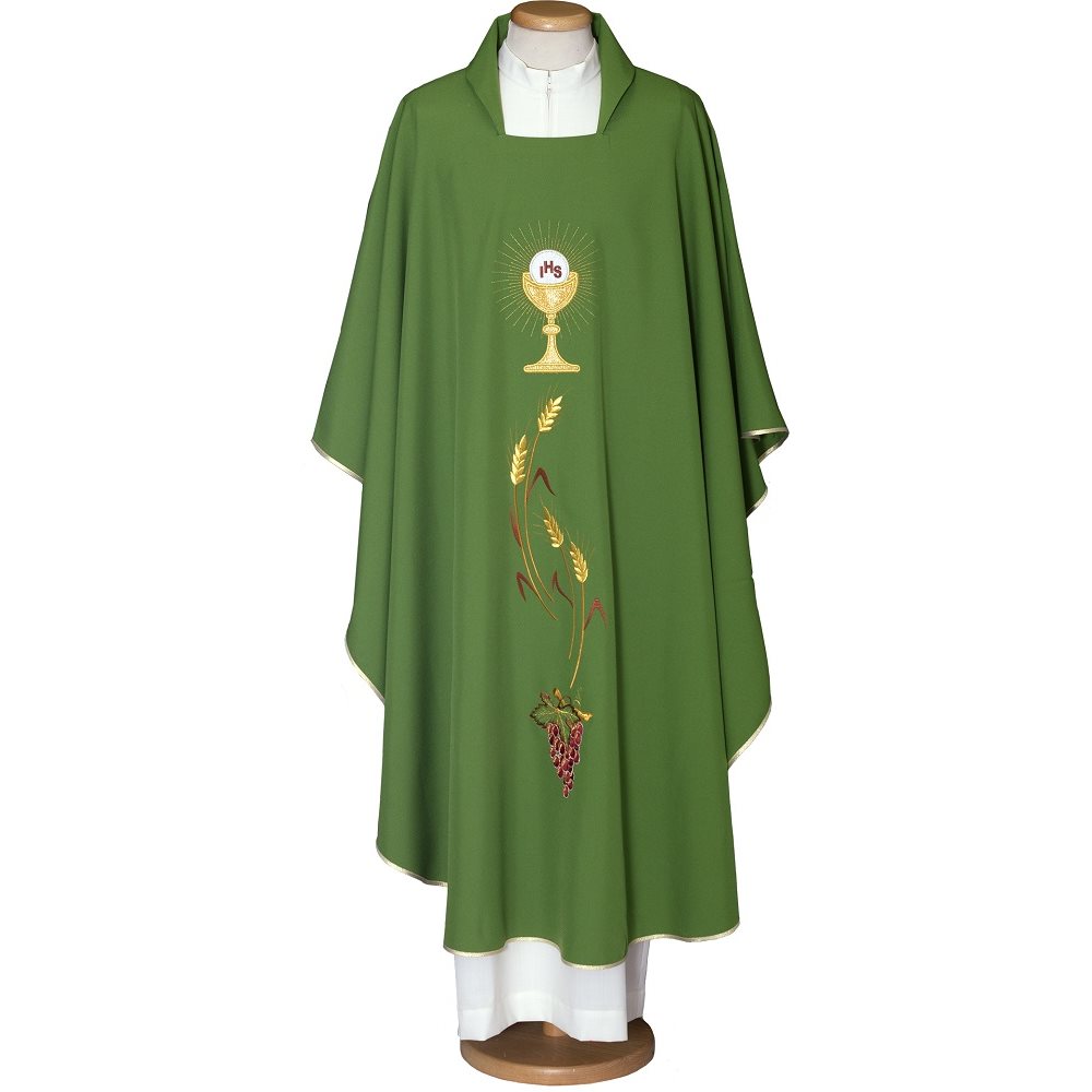 Chasuble Verte #65-000305 100% polyester