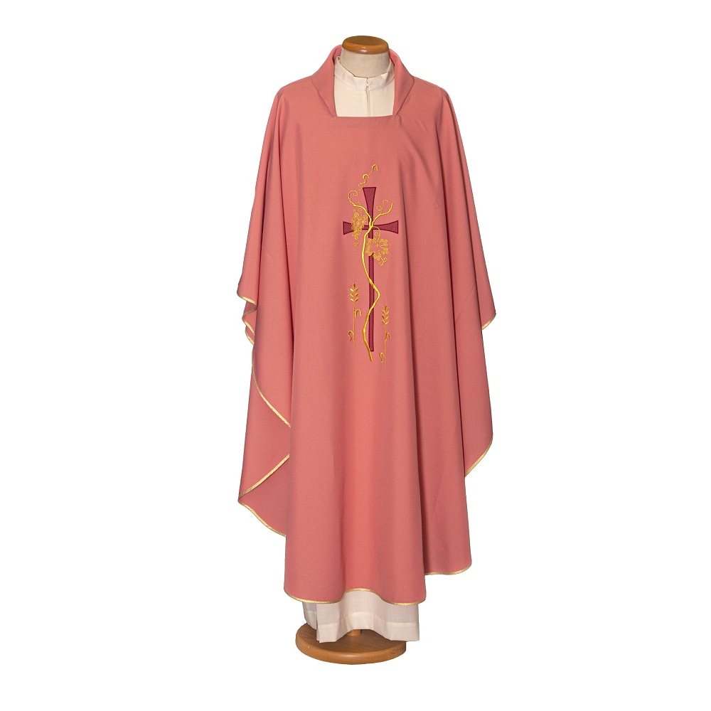 Chasuble Rose #65-000406 100% polyester