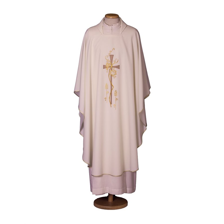 Chasuble Ivoire 65-000406 100% polyester