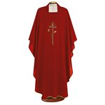 Red Chasuble #65-000455 100% polyester