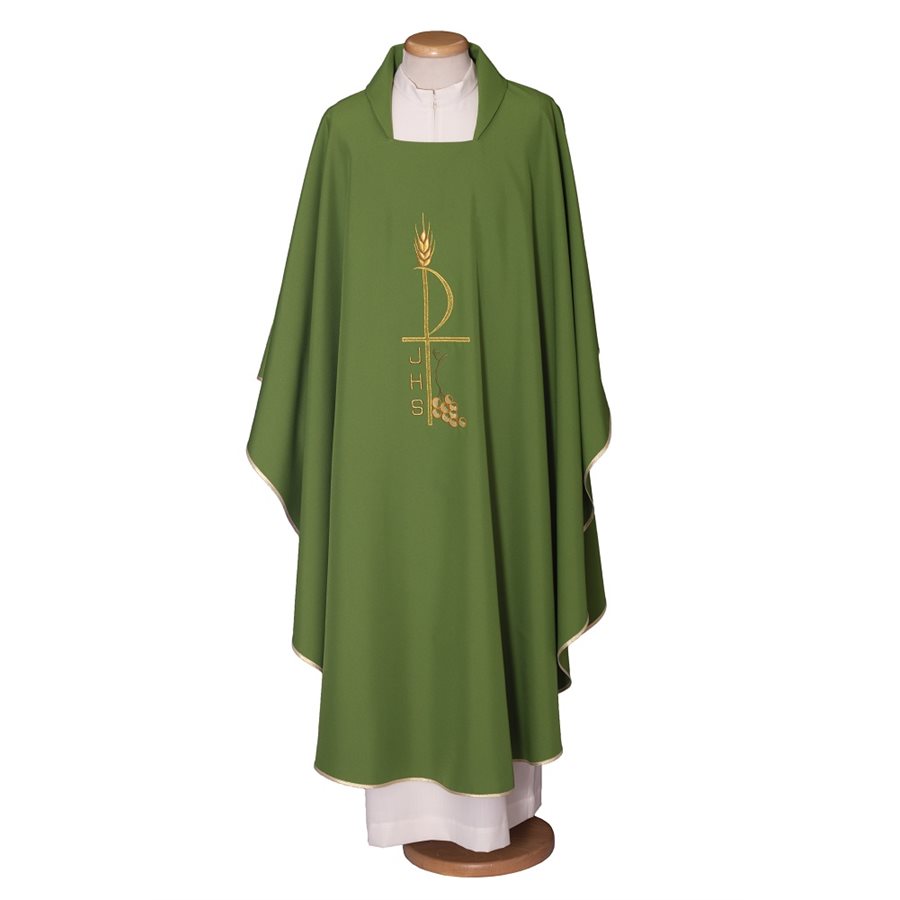 Green Chasuble #65-000462 100% polyester