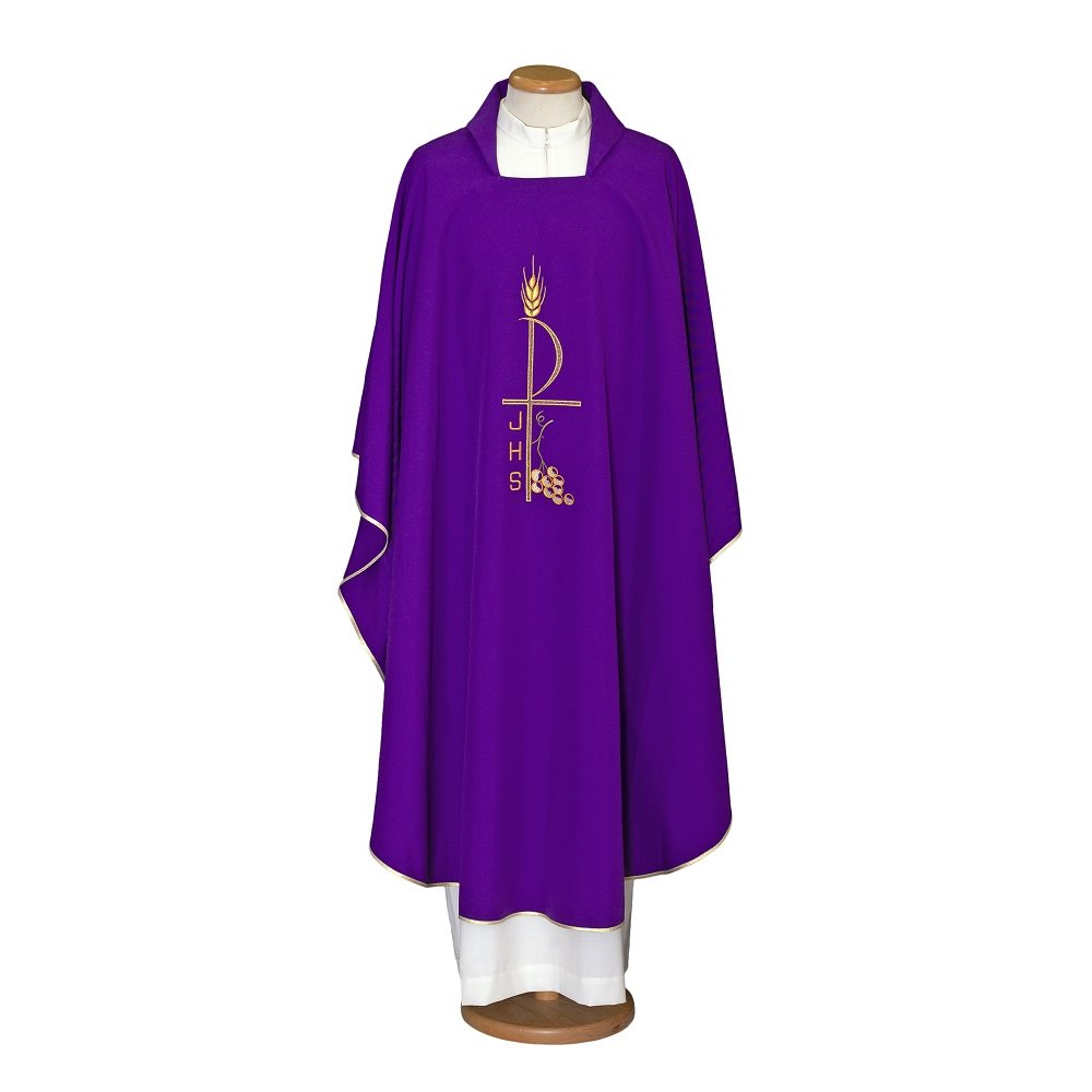 Purple Chasuble #65-000462 100% polyester