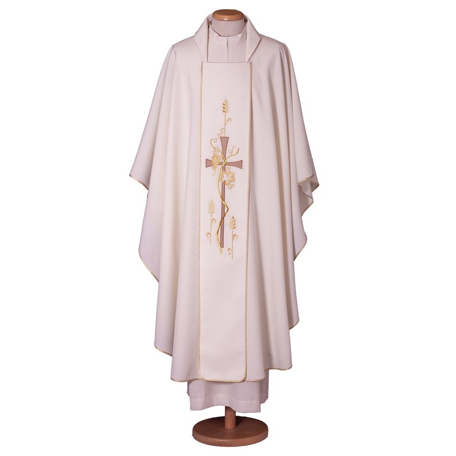 Chasuble Ivoire #65-002802 100% polyester