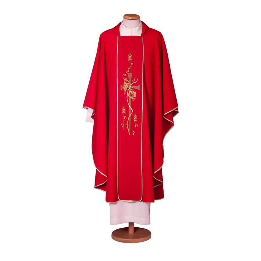 Chasuble Rouge #65-002802 100% polyester