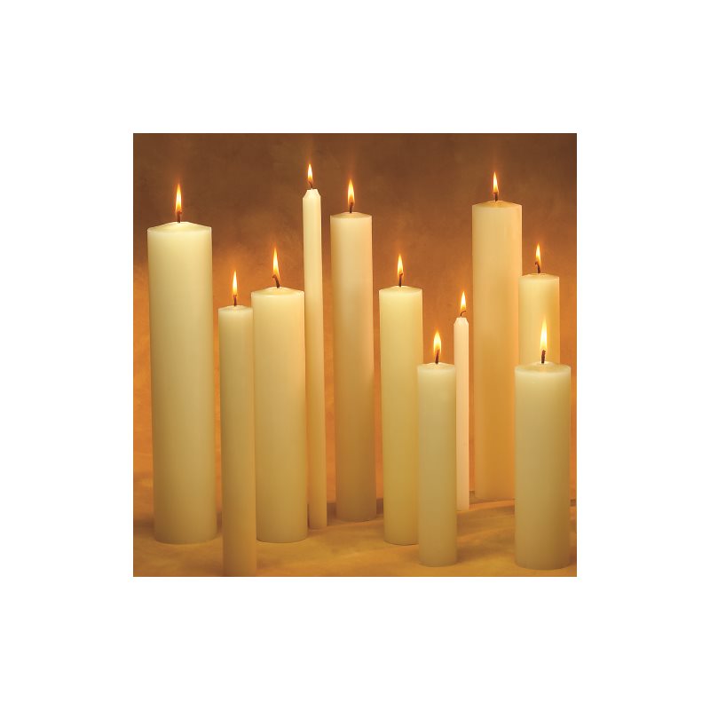Altar candle 1 1 / 2" x 9" Socket