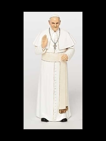 Pope Francis Resin Statue, 6.25" (16 cm) Ht.