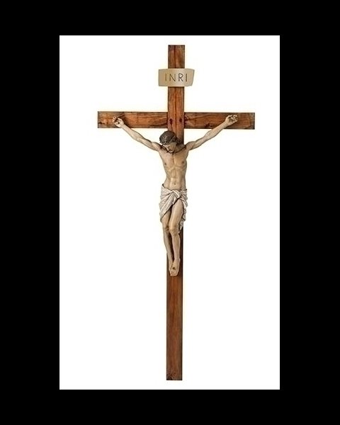 Crucifix 72" en résine