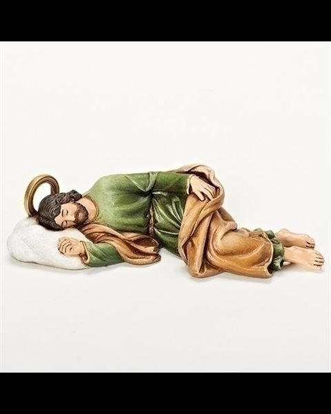 Statue Saint Joseph dormant 8.25" (21 cm)