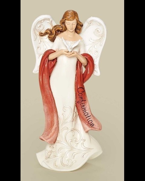 Statue Ange confirmation 7.5" (19 cm) en résine