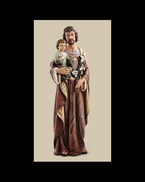 Statue Saint Joseph 62" en résine