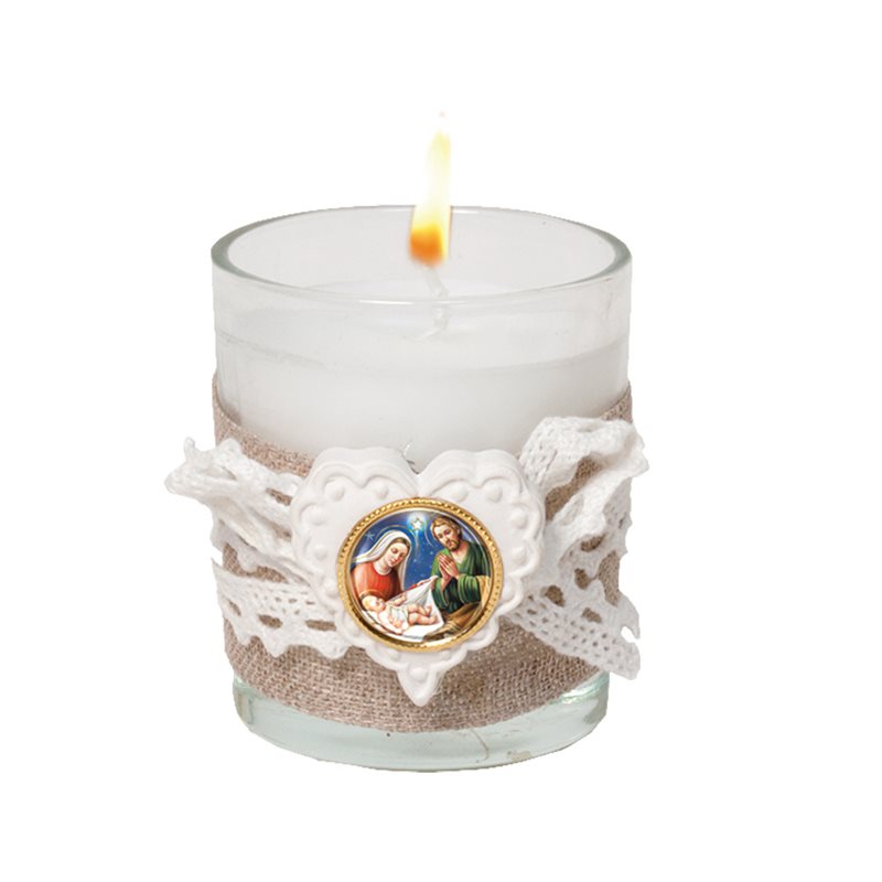 Scented candle, Holy Family, 2.5''