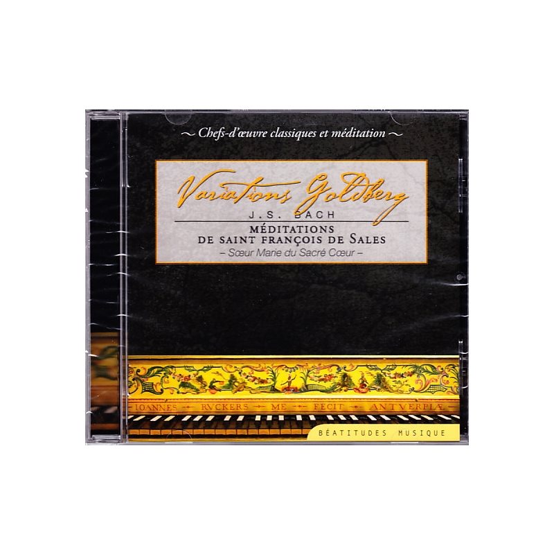 CD Variations Goldberg J.S. Bach Méditations St-Frs-de-Sales