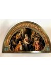 Wood Nativity Plate 18 x 12 cm