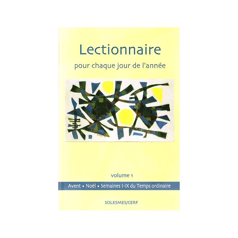 Lectionnaire pour chaque jour de l'année T. 1