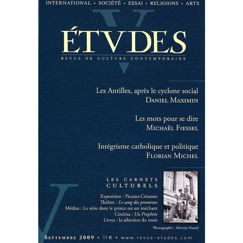 Études 4111-3 Septembre 2009