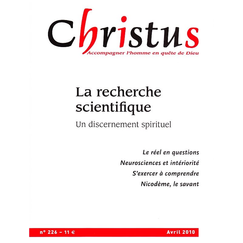 Christus #226 - La recherche scientifique