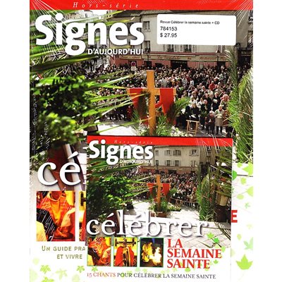 Revue Célébrer la semaine sainte + CD (French book)
