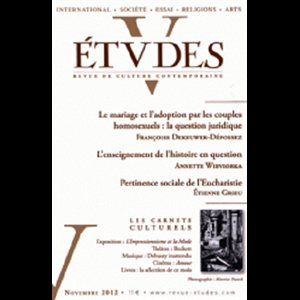 Études 417-5 Novembre 2012 (French book)