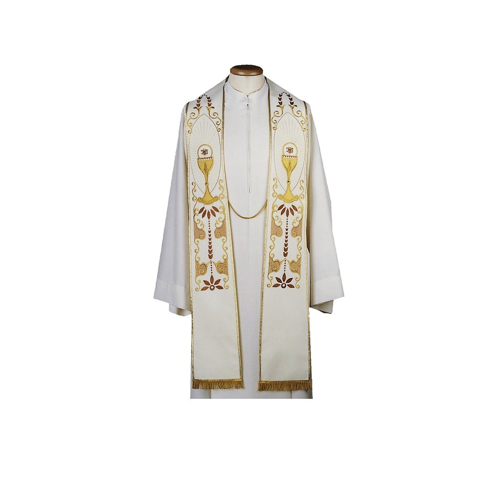 Priest Stole #80-003377 100% polyester, Green