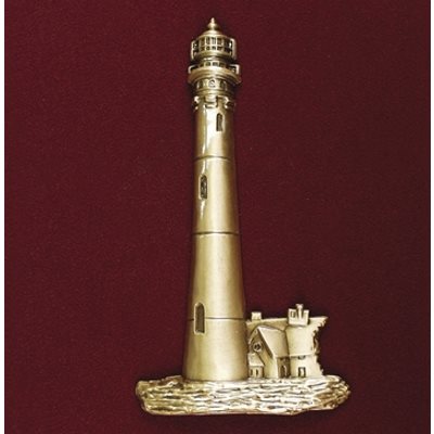 Coastal Lighthouse Bronze Applique