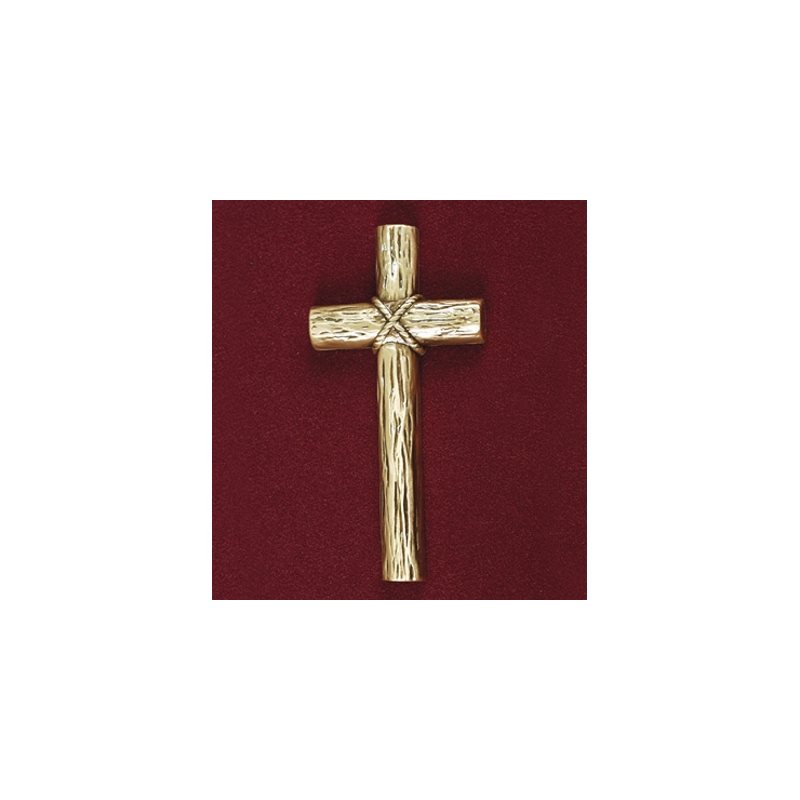 Appliqué en bronze Croix 5.25" (13.3 cm) Ht.