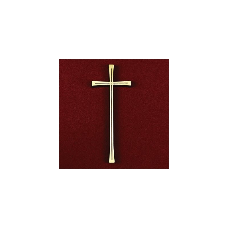 Appliqué en bronze Croix 6.75" (17 cm) Ht.
