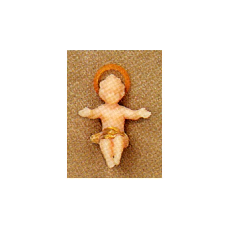 Pers. Enfant-Jésus 1.5" (4 cm) en plastique couleur