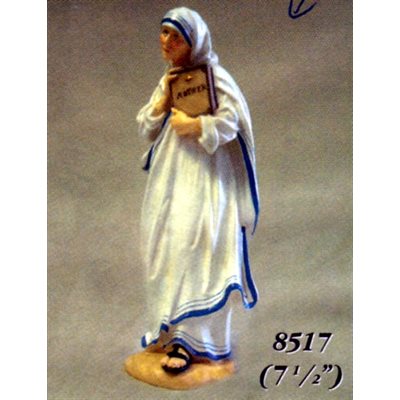Mother Teresa Resin Statue, 7.5" (19 cm)