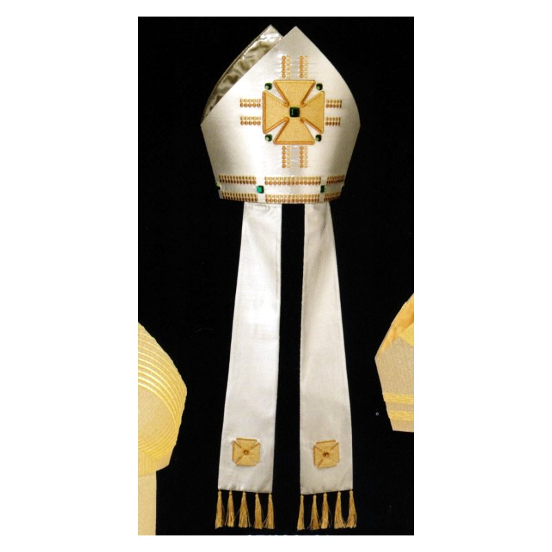 Bishop Mitre 100% silk