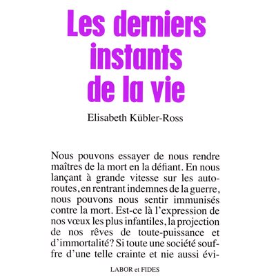 Derniers instants de la vie, Les (n. éd.)