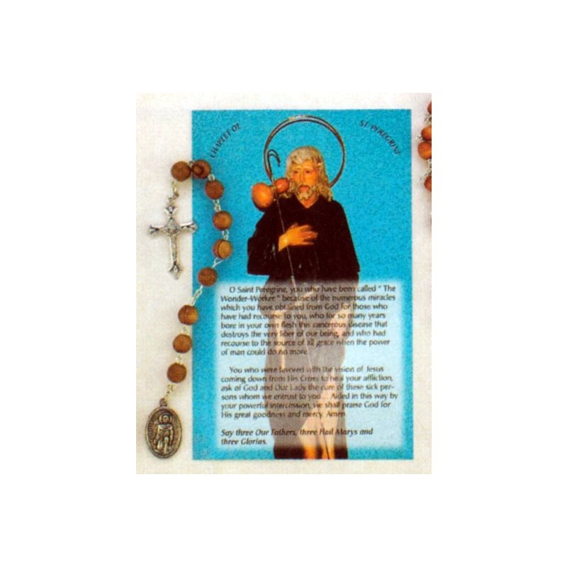 Saint Peregrine Rosary with prayer