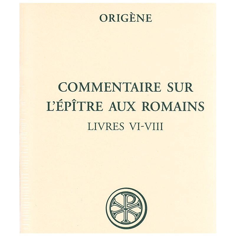 Commentaire sur l'Épître aux Romains (French book)