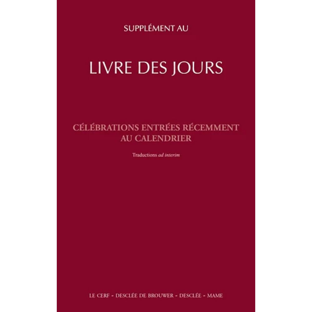 Supplément au livre des jours