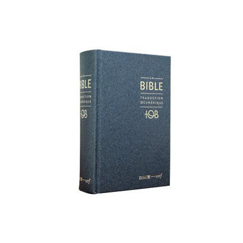 Bible TOB version 2010 rigide bleu nuit (French book)