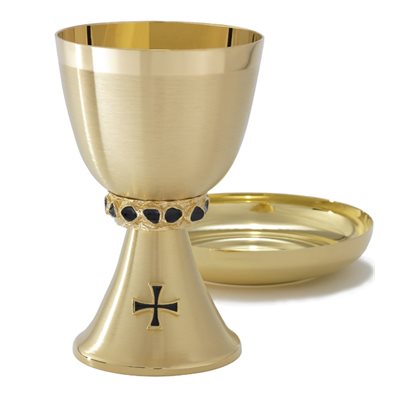 Chalice 6 7 / 8" Ht. w / bowl paten 6 1 / 8" (15.5 cm) Diameter