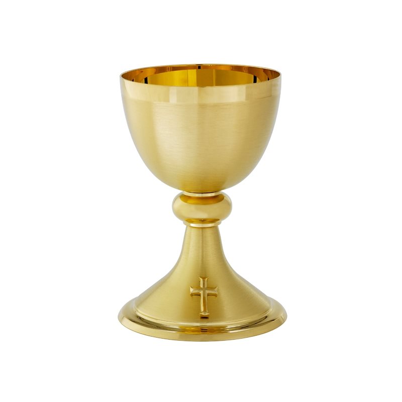 Chalice 6 5 / 8" (16.8 cm) Ht. w / scale paten, 5.5" (14cm) Dia