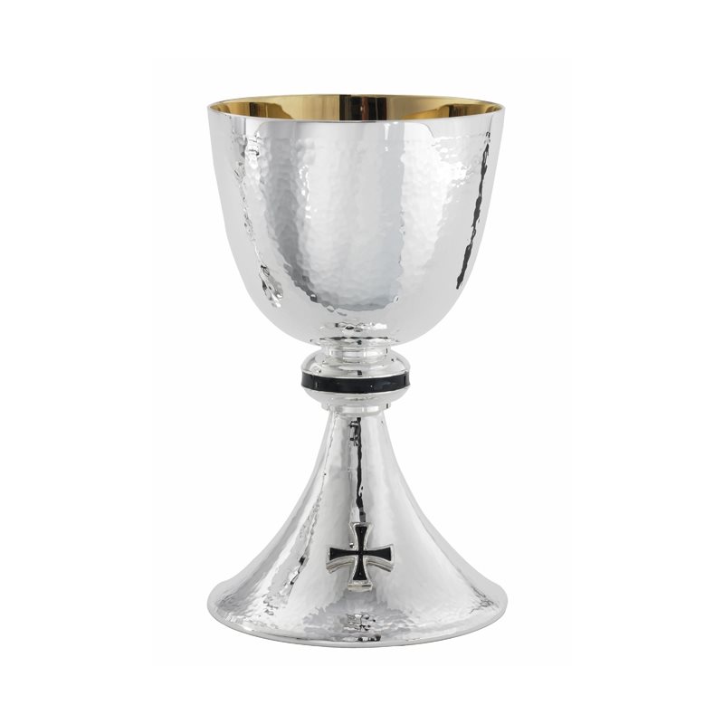 Chalice 7 5 / 8" Ht. w / bowl paten, 6 1 / 8" (15.5 cm) Dia.