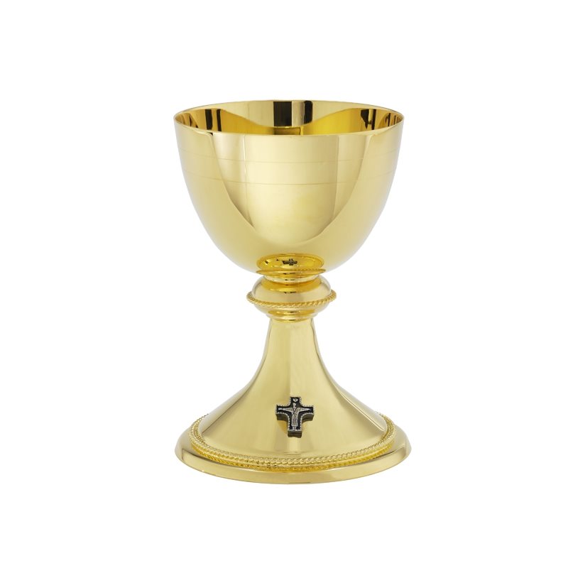 Chalice 6.5" Ht. w / bowl paten, 6 1 / 8" (15.5 cm) Dia.