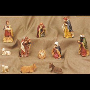 Porcelain Nativity Set 4" (10 cm) / 11 pces