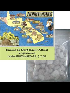 Encens de Nard du Mont-Athos / sachet 25 grammes