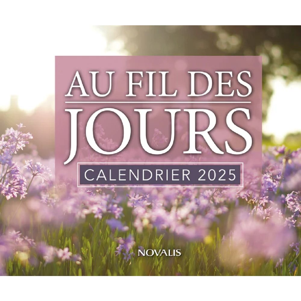 Calendrier Au fil des jour 2025, French book