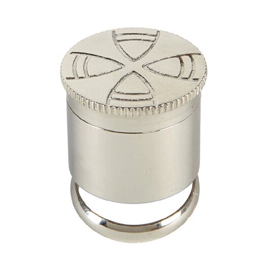 Ampoule Sainte-Huile 1" x 1.25" (2.5 x 3.2 cm) avec anneau