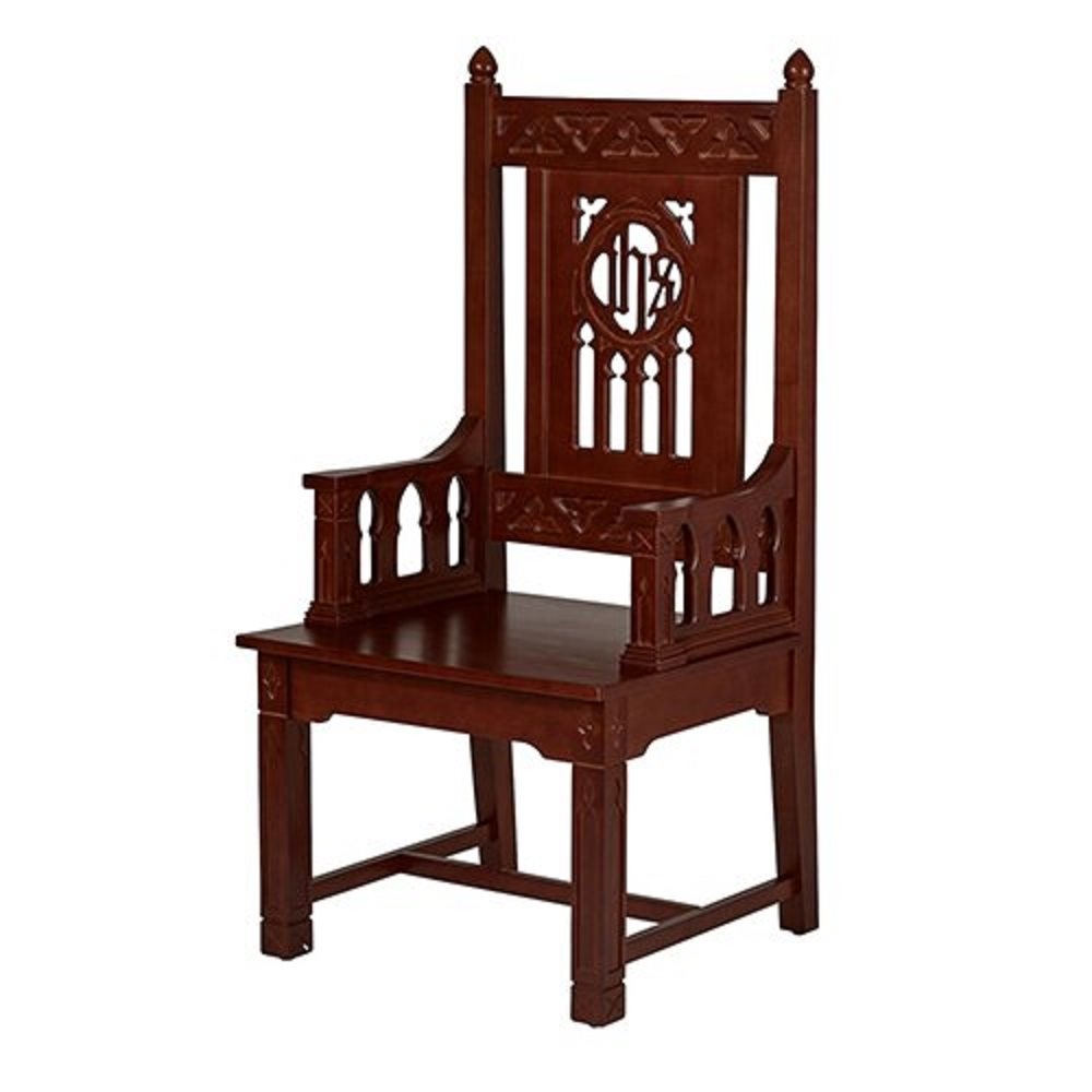 Florentine Celebrant Chair - Walnut Stain
