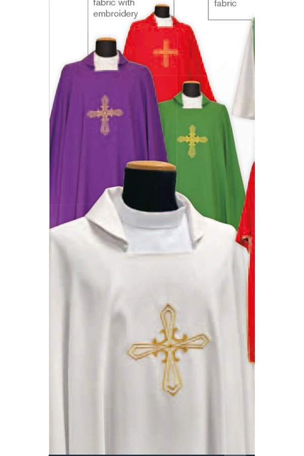 Chasuble et Étole #1212 (Tissus très léger pour l'été)