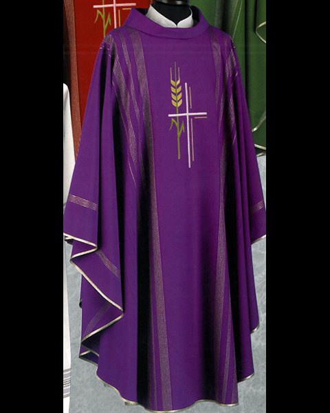 Chasuble and Stole #216 Purple