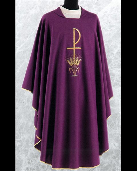 Chasuble and Stole #305 Purple